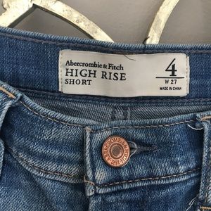 Abercrombie & Fitch Shorts - Abercrombie and Fitch High Rise Denim Shorts 4 Abercrombie & Fitch Shorts - Abercrombie and Fitch High Rise Denim Shorts 4